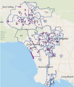 LA Speed Camera Locations