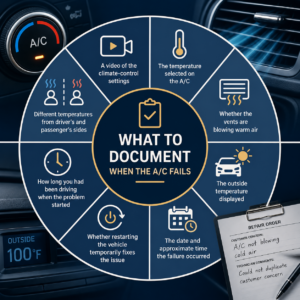car ac lemon law california what to document