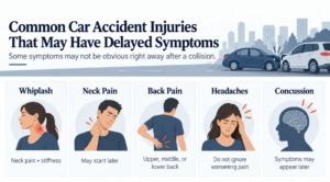 car accident injuries type of injuries