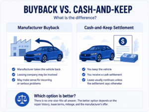 lemon law for leased cars buyback and cash and keep