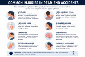 common injuries in rear-end accidents