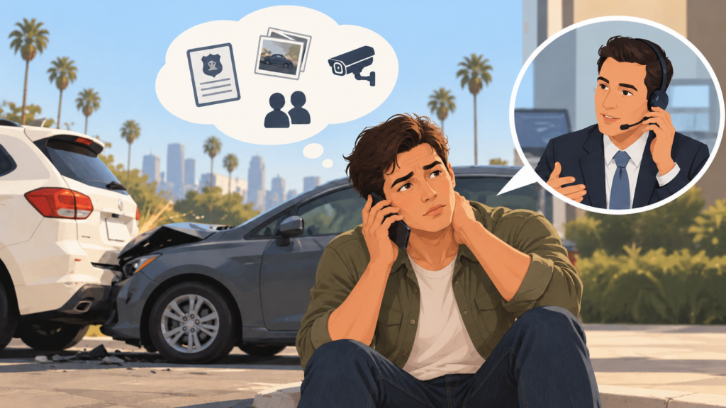 talking to insurance after a car accident