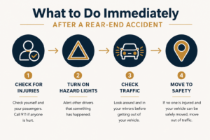 what to do after a rear-end accident